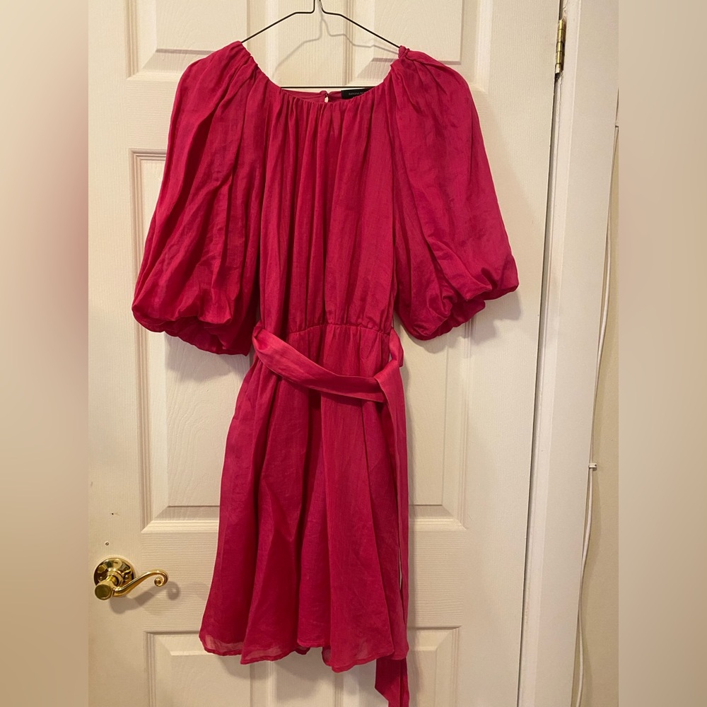 banana republic fuschia dress